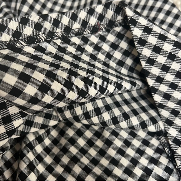 Karen Kane Black and White Checked Mini Skirt Size Medium A-line - Picture 13 of 16
